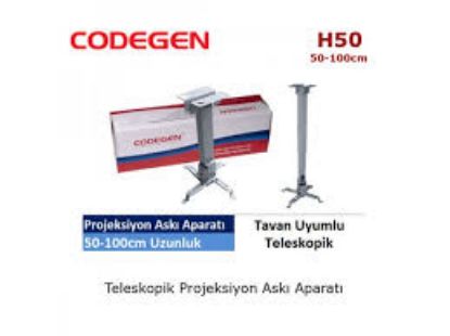 Codegen H50 Tavan Asma Aparatı 50-100 cm (Teleskop resmi