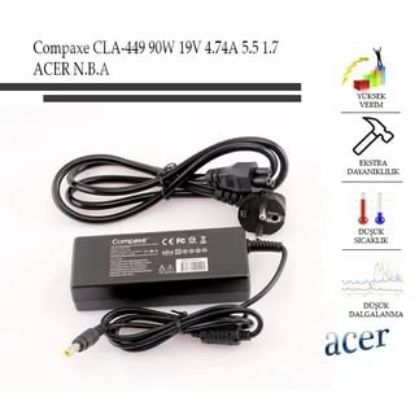 Compaxe Cla-451 180W 19.5v 9.23a 5.5*1.7 Acer Notebook Adaptörü resmi