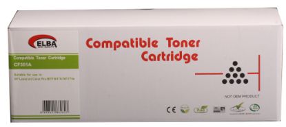 ELBA HP ( 130A ) M176/M177 MAVİ LASER TONER  CF351A resmi