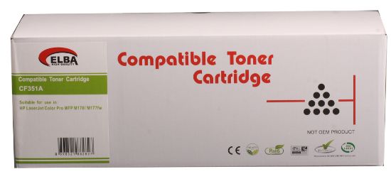 ELBA HP ( 130A ) M176/M177 MAVİ LASER TONER  CF351A resmi