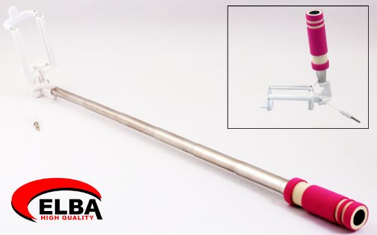 Elba Kablolu Selfie Çekim Çubuğu (5 Renk) resmi