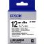 Epson LK-4WBVN  Vinil Beyaz Üzeri Siyah 12mm 7Metre Etiket resmi