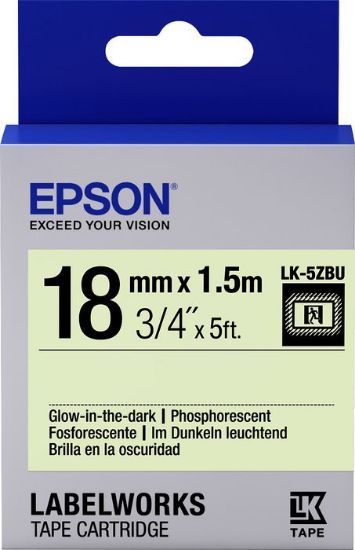 Epson LK-4YBP Pastel Sarı Üzeri Siyah 12mm 9Metre Etiket resmi