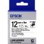 Epson LK-4WBQ Ütüyle Transfer Beyaz Üzeri Siyah 12mm 9Metre Etiket resmi