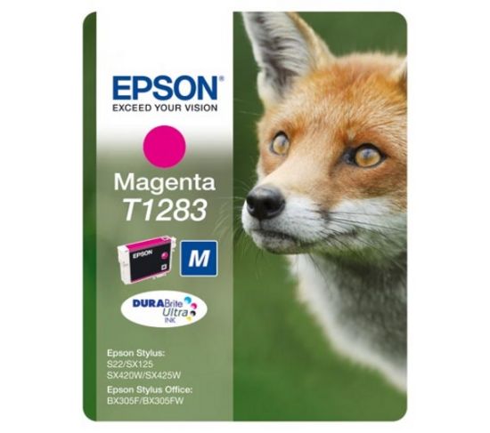 Epson BX305 SX125/425 Magenta Kırmızı Mürekkep Kartuş T12834022 resmi