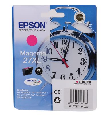 Epson 27XL Magenta Kırmızı Mürekkep Kartuş T27134012 resmi