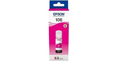 Epson 106 Magenta Kırmızı Şişe Mürekkep T00R340 L7160/7180 resmi