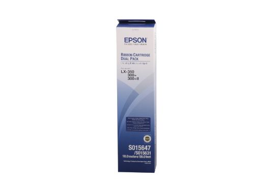 Epson S015647BA  LX-300/350 2'li Paket Şerit  resmi