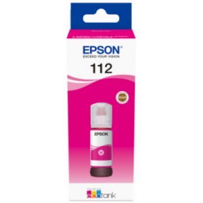 Epson 112  Magenta Kırmızı Şişe Mürekkep 13T06C34A resmi