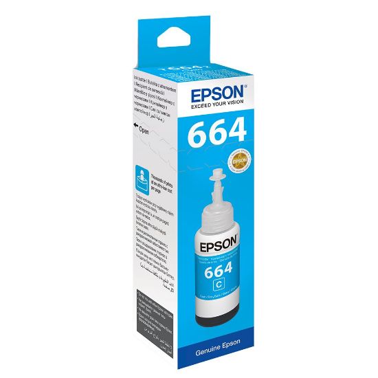 Epson T6642 Cyan Mavi Şişe Mürekkep T66424A resmi