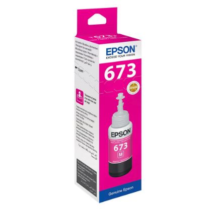 Epson T6733 Magenta Kırmızı Şişe Mürekkep T67334A resmi