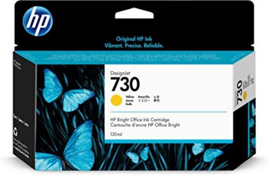 HP 730 Yellow Sarı 130 Ml Plotter Kartuşu P2V64A resmi