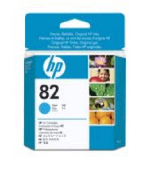 HP 82 Cyan Mavi 28ML Kartuş CH566A resmi