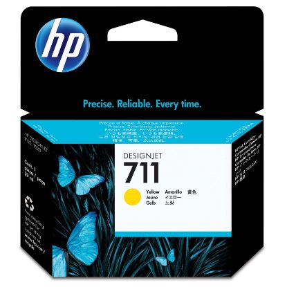 HP 711 Yellow Sarı 29ML Plotter Kartuşu CZ132A resmi