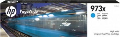 HP 973X Cyan Mavi Yüksek Kapasite Pagewide Kartuş F6T81AE resmi