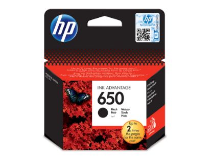 HP 650 Black Siyah Kartuş CZ101AE resmi