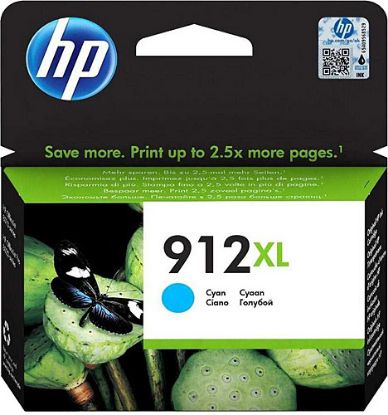 HP 912XL Yüksek Kapasite Cyan Mavi Kartuş 3YL81A resmi