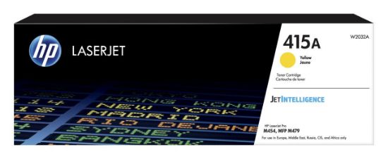 HP 415A Yellow Sarı 2.100 Sayfa Toner W2032A resmi