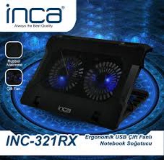 Inca Inc-321RX (021RX)  Çift Usb Sessiz Stand + Soğutucu resmi