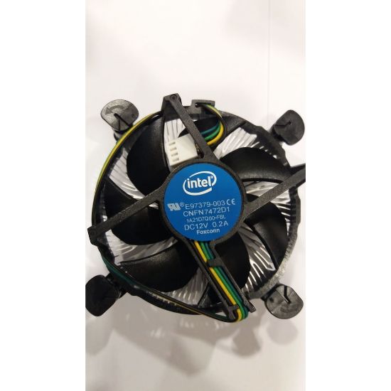 INTEL 1150/1151/1155/1156/1200 Alüminyum Orjinal Fan resmi