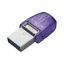 Kingston DTDUO3CG3/128GB DataTraveler microDuo 3C 200MB/s dual USB-A + USB-C Flash Bellek resmi