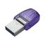 Kingston DTDUO3CG3/256GB DataTraveler microDuo 3C 200MB/s dual USB-A + USB-C Flash Bellek resmi