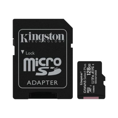 Kingston SDCS2/128GB 128GB micSDXC Canvas Select Plus 100R A1 C10 Card + ADP Hafıza Kartı  resmi