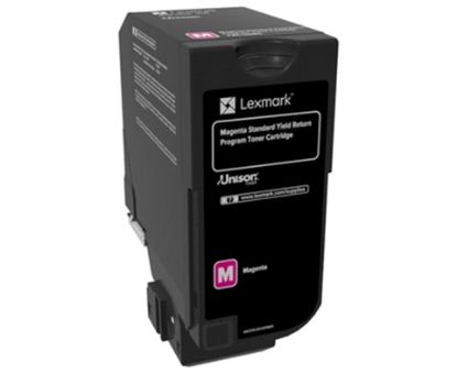 Lexmark 74C5SM0 7.000 Sayfa Magenta Kırmızı Toner CS720/725 CX725 resmi
