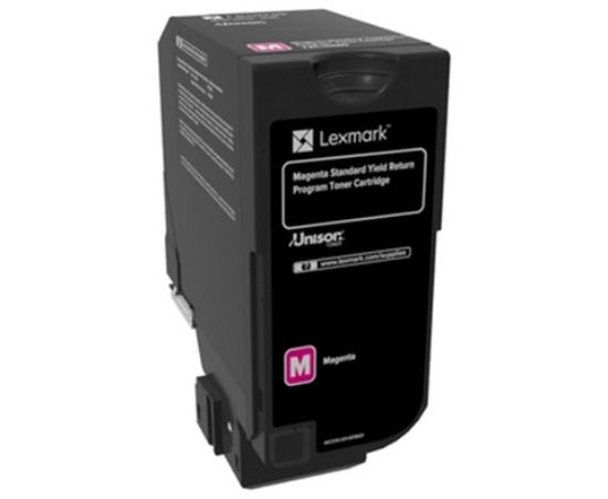 Lexmark 74C5SM0 7.000 Sayfa Magenta Kırmızı Toner CS720/725 CX725 resmi