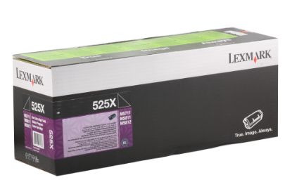 Lexmark 52D5X00 (525X) 45.000 Sayfa Black Siyah Toner MS711/811/812 resmi