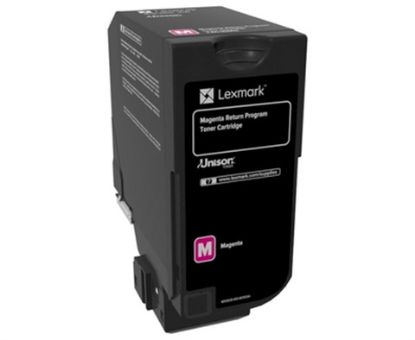 Lexmark 74C50M0 3.000 Sayfa Magenta Kırmızı Toner CS720/725 CX725 resmi