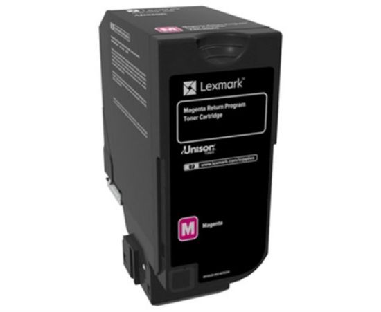 Lexmark 74C50M0 3.000 Sayfa Magenta Kırmızı Toner CS720/725 CX725 resmi