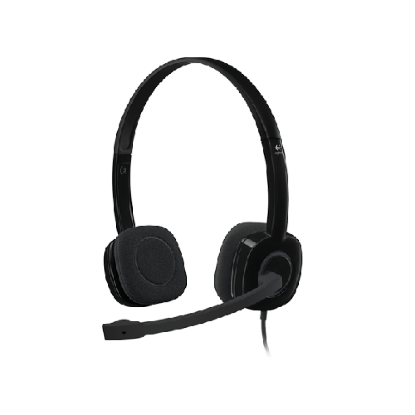 Logitech 981-000589 H151 Mikrofonlu Kulak Üstü Kulaklık resmi