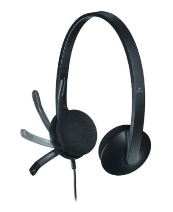 Logitech 981-000475 H340 Siyah Usb Mikrofonlu Kulaküstü Kulaklık resmi