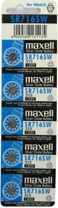 Maxell Sr-716Sw/315 10lu Paket Pil resmi