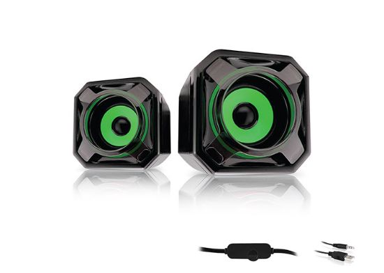 Mikado MD-177 2.0 5w-2 Yeşil Mini Usb Speaker resmi
