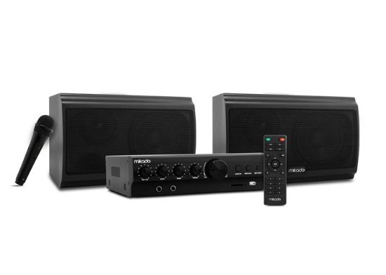 Mikado MD-2552 Siyah Mikrofon Destekli Toplantı Anfi resmi