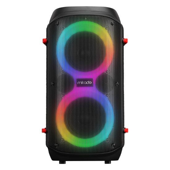 Mikado MD-601KP 7.4V3000mAh 40W Bluetooth/USB/TF/FM/Led Işıklı Kablolusuz Mikrofonlu Toplantı Anfisi resmi