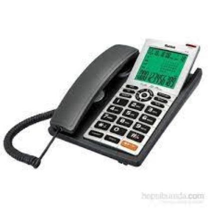 Multitek MC 140 Siyah Ekranlı Arayan Numara Gösteren Handsfree Masa Üstü Telefon  resmi