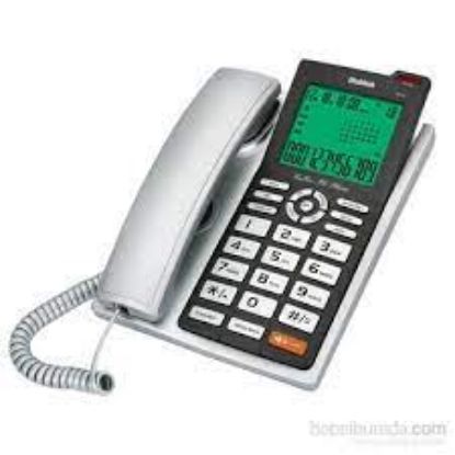 Multitek MC 140 Silver Ekranlı Arayan Numara Gösteren Handsfree Masa Üstü Telefon  resmi
