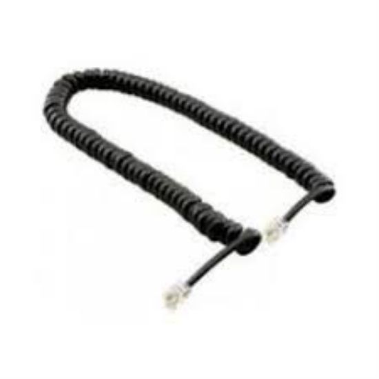 Spiral Siyah Pluglu Ahize Kordonu 30 cm resmi