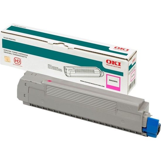 OKI 45862815 KIRMIZI TONER-M MC873 MC883 10.000 SAYFA resmi
