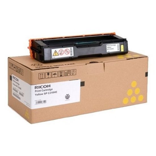 Ricoh SPC 310HE Yellow Sarı Toner Spc-231/232/242/311/320 Yüksek Kapasite resmi