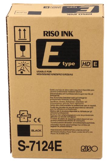 Riso S-8134/ 6870 /7124 RZ 970/6870 SF-9390 Orjinal Mürekkep E type HD Z type  resmi
