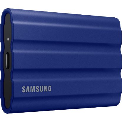 Samsung 2TB T7 Shield Usb 3.2 (Okuma 1050MB / Yazma 1000MB) Mavi Taşınabilir SSD Disk MU-PE2T0R/WW resmi