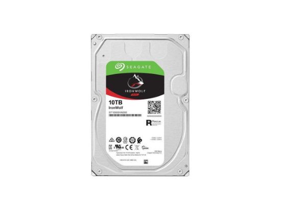 Seagate 10TB Ironwolf ST10000VN000 3.5" 256MB 7200 Rpm Nas Disk Harddisk (Koyuncu Distribitör Ürünü) resmi