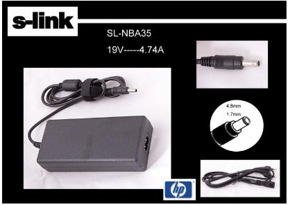 S-link SL-NBA35 19v 4.74a 4.8-1.7 Bullet Notebook Adaptörü resmi