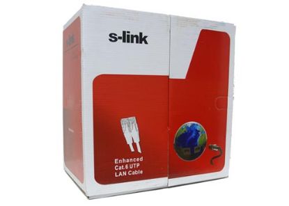 S-link SL-CAT608 305mt Utp Cat6 Kablo 24awg resmi