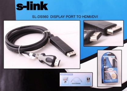 S-link SL-DS560 Display Erkek To Hdmı Erkek 1.8mt Kablo resmi
