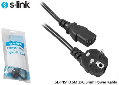 S-link SL-P151 0.5Mt 3x0,5mm Power Kablo resmi